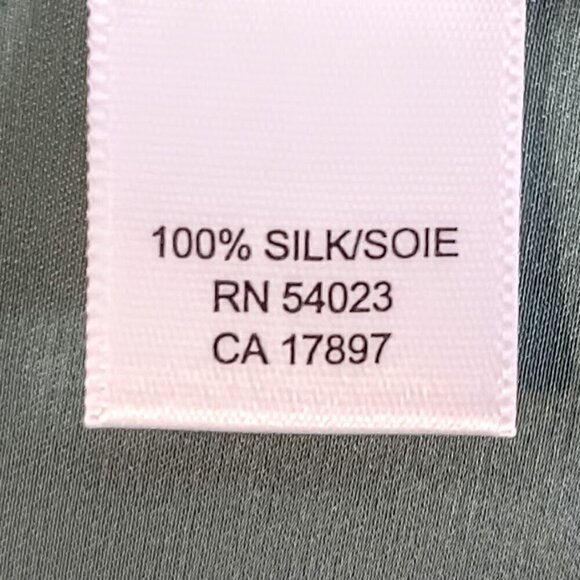 Forth & Towne Teal Blue Green Silk Charmeuse Cap Sleeve Top - Picture 4 of 5